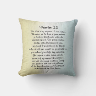Psalm 23 De Heer is mijn Bijbelverse Shepherd Kussen