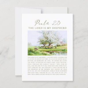 Psalm 23: De Heer is mijn Herder Briefkaart