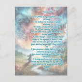 Psalm 23 De Heer is mijn herder Briefkaart (Voorkant)