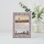 Psalm 23: "De Heer is mijn Herder" Briefkaart (Staand voorkant)