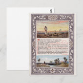 Psalm 23: "De Heer is mijn Herder" Briefkaart (Voorkant / Achterkant)