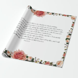 Psalm 23: De Heer is mijn herder Cadeaupapier