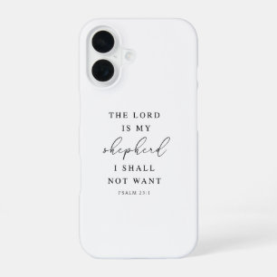 Psalm 23 De Heer is mijn Herder iPhone 16 Hoesje