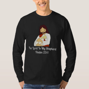 Psalm 23 De Heer Is Mijn Herder Jezus Christelijk  T-shirt