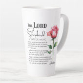 Psalm 23 De Heer is mijn Herder Latte Mok (Rechterhoek)