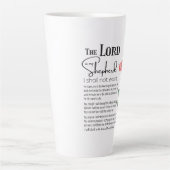 Psalm 23 De Heer is mijn Herder Latte Mok (Voorkant)