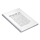 Psalm 23: De Heer is mijn Herder Notitieboek (Rechterzijde)