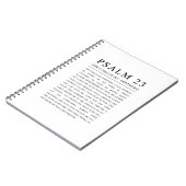 Psalm 23: De Heer is mijn Herder Notitieboek (Linkerzijde)