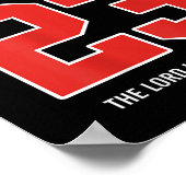 Psalm 23 De Heer is mijn Herder (op de rug) Poster (Hoek)