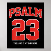 Psalm 23 De Heer is mijn Herder (op de rug) Poster (Voorkant)