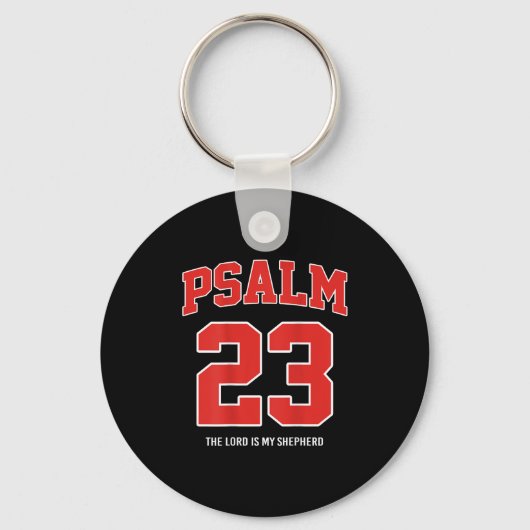 Psalm 23 De Heer is mijn Herder (op de rug) Sleutelhanger (Voorkant)