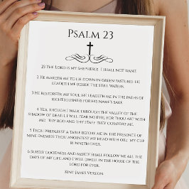 Psalm 23 De Heer is mijn Herder Poster