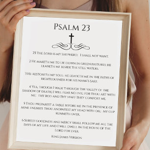 Psalm 23 De Heer is mijn Herder Poster