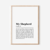 Psalm 23: De Heer is mijn Herder Poster