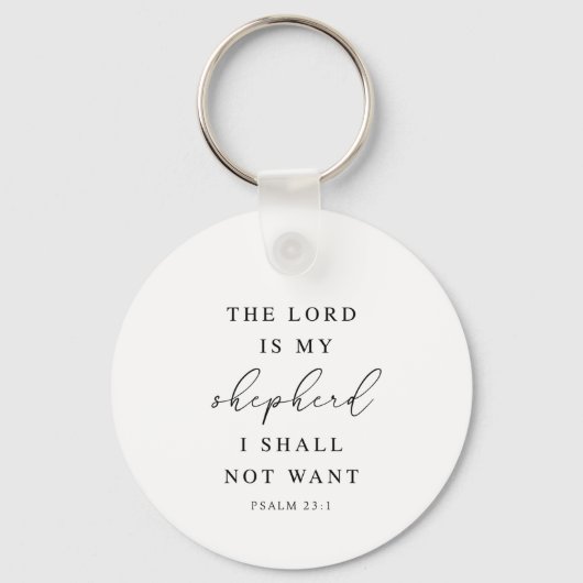 Psalm 23 De Heer is mijn Herder Sleutelhanger (Voorkant)