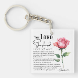 Psalm 23 De Heer is mijn Herder Sleutelhanger