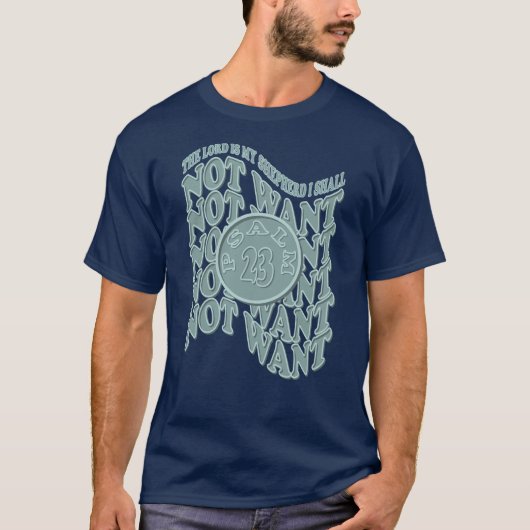 Psalm 23 De Heer Is Mijn Herder T-Shirt (Voorkant)