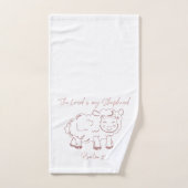 Psalm 23 De Heer is mijn Herder Verse Bad Handdoek (Handdoek)