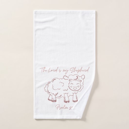 Psalm 23 De Heer is mijn Herder Verse Bad Handdoek (Handdoek)
