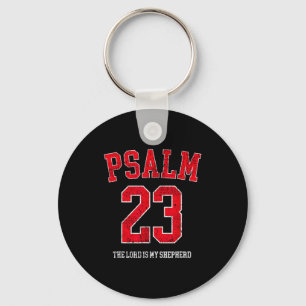 Psalm 23 De Heer Is Mijn Herder Vintage Christelij Sleutelhanger