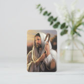 Psalm 23 De Heer is mijn Kaart van het Herdersgebe Visitekaartje (Staand voorkant)