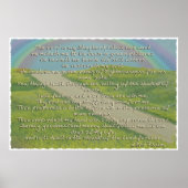 Psalm 23 De Heer is mijn POSTER van Sheperd BIBLE (Voorkant)