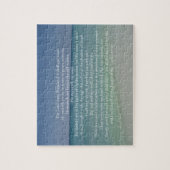 Psalm 23 De Heer is mijn Shepherd Beauful Beach Legpuzzel (Verticaal)