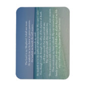 Psalm 23 De Heer is mijn Shepherd Beauful Beach Magneet (Verticaal)