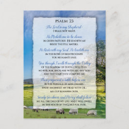 Psalm 23 - De Heer is mijn Shepherd Briefkaart