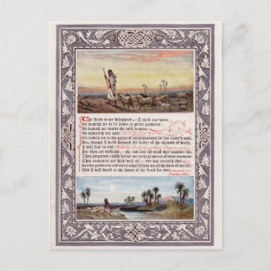 Psalm 23 "De Heer is mijn Shepherd" Briefkaart