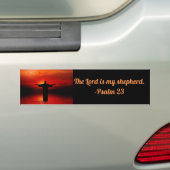 Psalm 23 De Heer is mijn Shepherd Bumpersticker (Op auto)