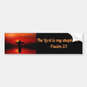 Psalm 23 De Heer is mijn Shepherd Bumpersticker (Voorkant)