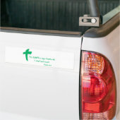 Psalm 23: De Heer is mijn Shepherd Bumpersticker (Op Truck)