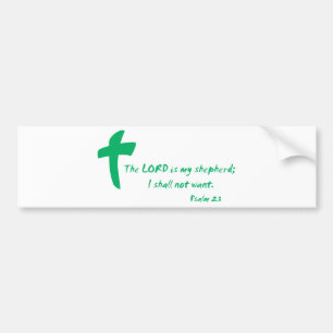Psalm 23: De Heer is mijn Shepherd Bumpersticker