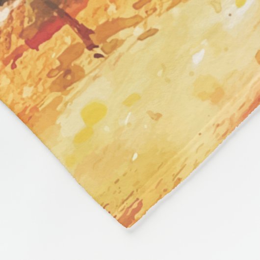 Psalm 23 De Heer is mijn Shepherd Fleece Deken (Hoek)