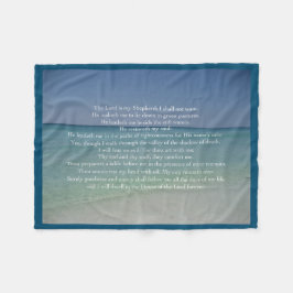 Psalm 23 De Heer is Mijn Shepherd Fleece Deken