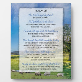 Psalm 23 - De Heer is mijn Shepherd Fotoplaat