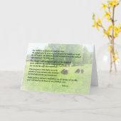 Psalm 23 De Heer is mijn Shepherd Kaart (Gele Bloem)