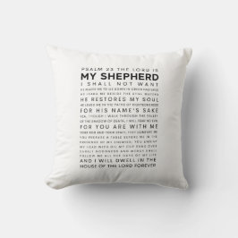 Psalm 23 De Heer is mijn Shepherd Kussen