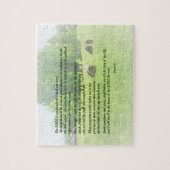 Psalm 23 De Heer is mijn Shepherd Legpuzzel (Verticaal)