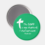 Psalm 23: De Heer is mijn Shepherd Magneet (Voorkant / Achterkant)