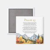 Psalm 23 De Heer is mijn Shepherd Magneet (Voorkant / Achterkant)