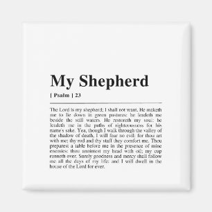Psalm 23 De Heer is mijn Shepherd Magneet