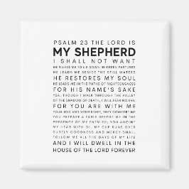 Psalm 23 De Heer is mijn Shepherd Magneet