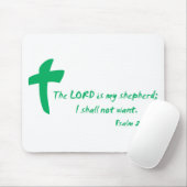 Psalm 23: De Heer is mijn Shepherd Muismat (Met muis)