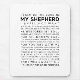 Psalm 23 De Heer is mijn Shepherd Muismat