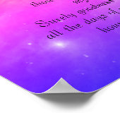 Psalm 23 De Heer is mijn Shepherd Poster (Hoek)