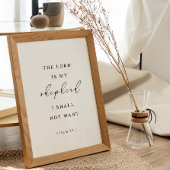 Psalm 23 De Heer is mijn Shepherd Poster