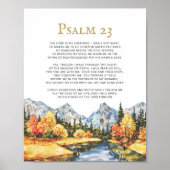 Psalm 23 De Heer is mijn Shepherd Poster (Voorkant)