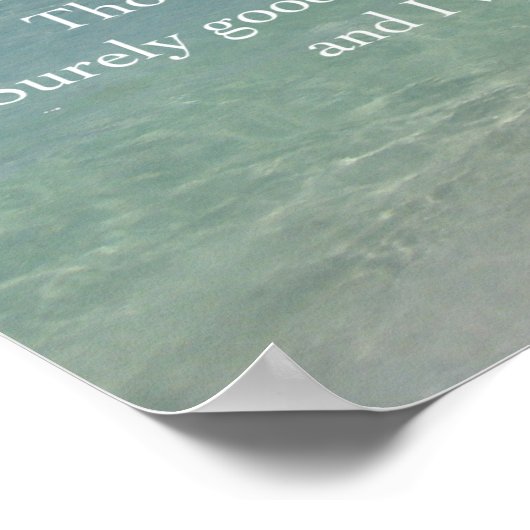 Psalm 23 De Heer is Mijn Shepherd Poster (Hoek)